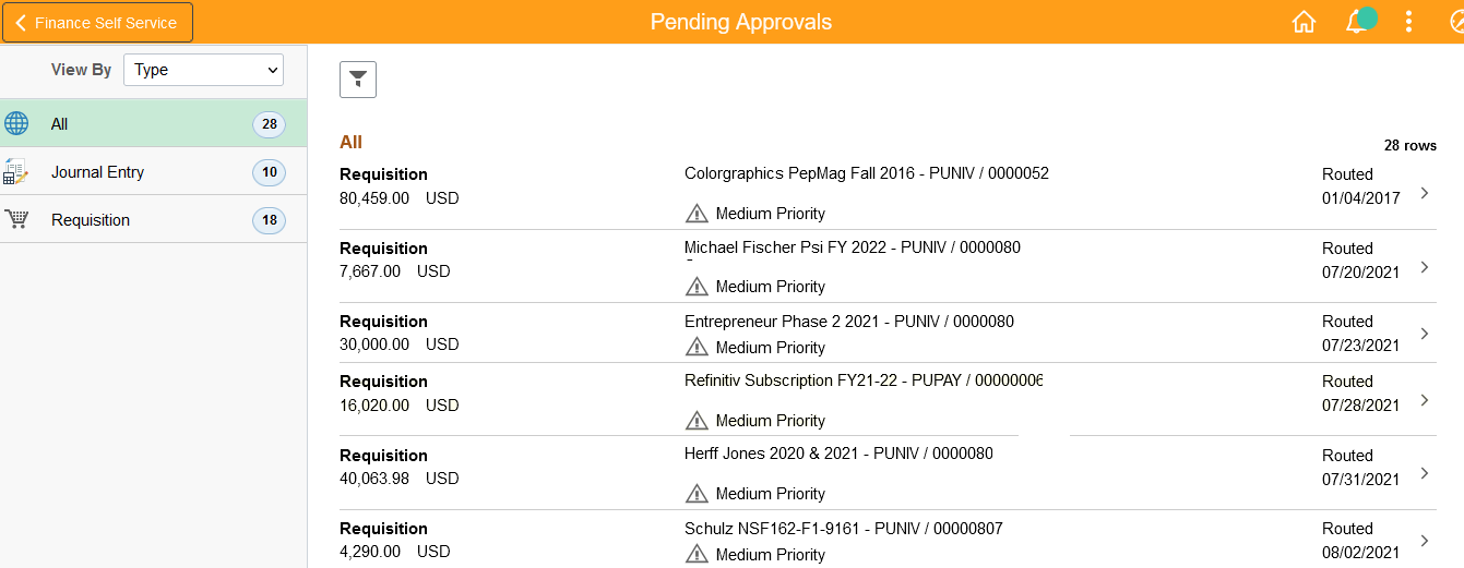 How to Approve a Requisition 2