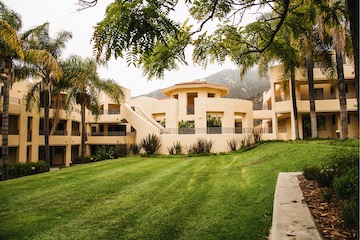 George Page Apartments - outside grassy area