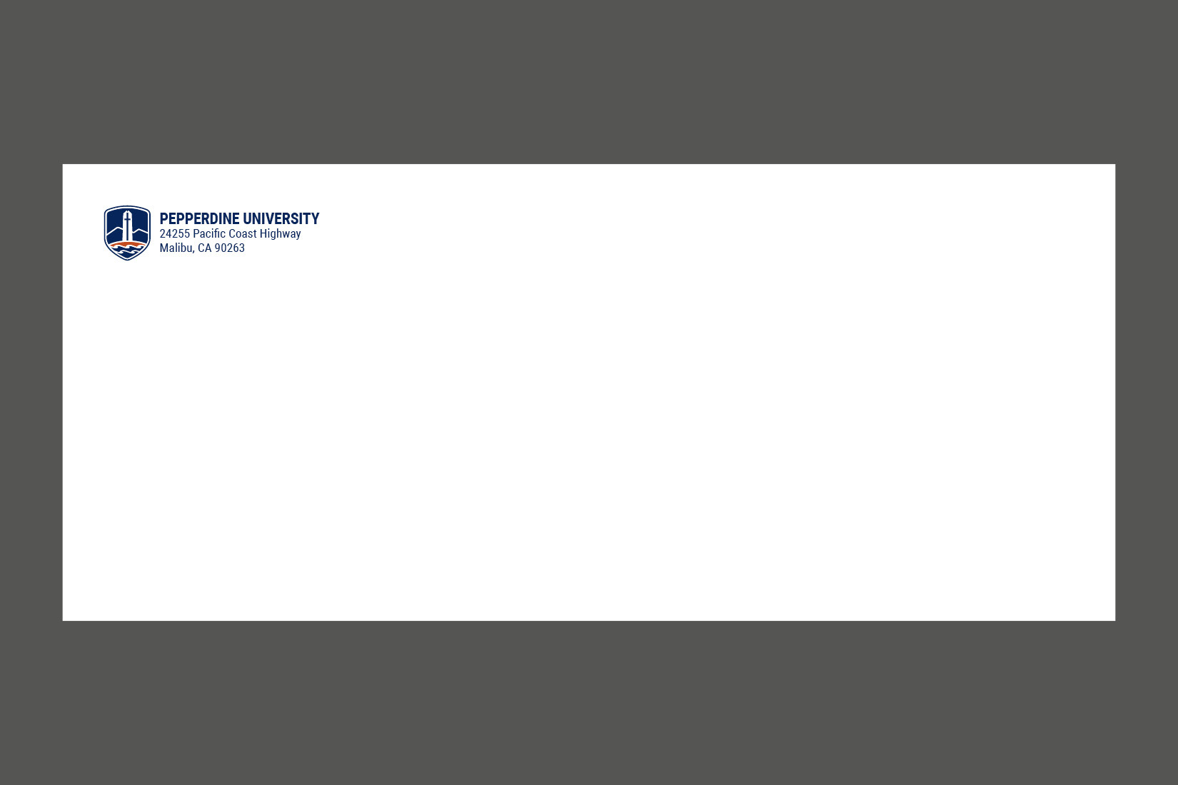 Pepperdine University #10 Commercial Envelope