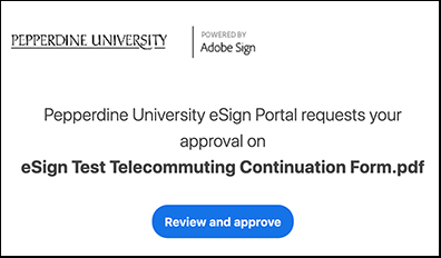 Review and Approve indicator